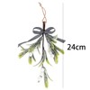 Kunjocy Pack of 4 Artificial Mistletoe Picks, Fake Mistletoe Branches