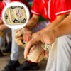 12 Pcs Baseball Championship Rings & Trophy Display Set
