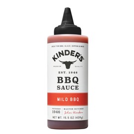 Kinders 🟡 New Kinder's Wing Mild BBQ Barbecue Sauce & Dip Bottle 15.5oz