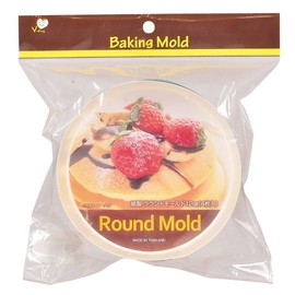 Pearl Metal V-day D-1824 Paper Round Mold, 4 Stripes, 4.7 inches (12 cm)