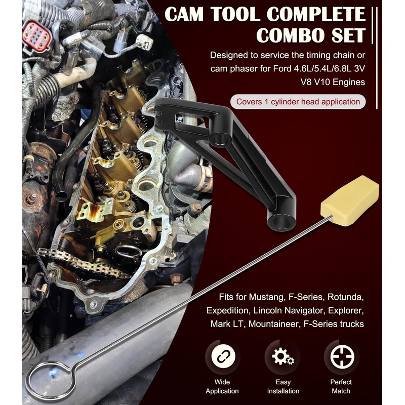 Bonbo Camshaft Tools Set Fits for Ford 4.6L, 5.4L &