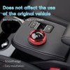 Auovo Volume Control Knob Cover Compatible with Ford Mustang Mach