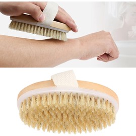 Cepillo para el Cuerpo, Cepillo para el Cuerpo Portátil Exfoliante para la Piel Muerta Eliminación de Suciedad Limpieza Ducha Cepillo para Baño Cepillo para el Cuerpo Exfoliante con Cerdas Natu