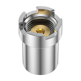 CENPEK 4PCS Thread Adapter 510 Stainless Steel Threaded Ring Adapter Kit Durable Stable Magnetic Ring Adapter Converter for Connection