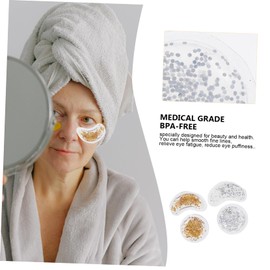 Beavorty 4pcs Gel Pads Gel Gel Eye Gel Eye Covers for Facials Under Eye Patches Eye Pads for Dark Circles Sequins Gel Eye Pads Gel Patches Anti-aging Bag Remover