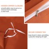 JSD Burnt Orange Duvet Cover Set Twin Size, 2 Piece