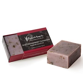 The Highland Soap Company Scottish Raspberry Cranachan Handmade Soap 190g
