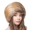 Futrzane Women's Russian Cossack Fur Hat - Rusty fox, size: