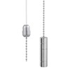 Lampen-Zugschnur, Kette, Chromsilber, verschiedene Designs erhältlich Banded Cylinder
