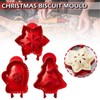 Jeeone Pie Molds Christmas Cookie Cutter Dough Press Mould Hand