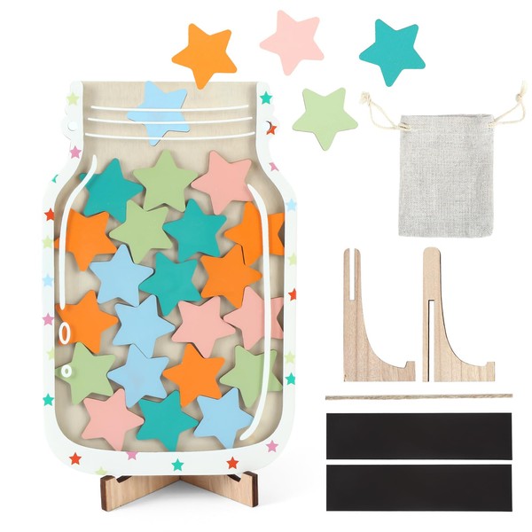 YALIOURS Magnetic Star Reward Glass for Children, Behavior Management Reward