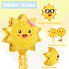 WERNNSAI Sun Pinata-Sunshine Party Decorations pull string Sun Pinata with
