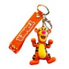 Tigger Cartoon 3D Character Figure Silicone Charm Keychain