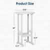 nalone 40" Outdoor Bar Table, All Weather HDPE Bar Height