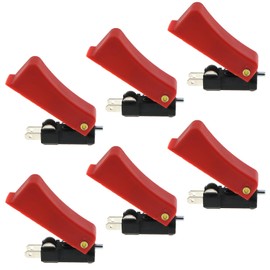 LUORNG 6PCS Torch Trigger Switch High Sensitivity Trigger Switch Red and Black for 15AK 24KD 36KD Model MIG Torches