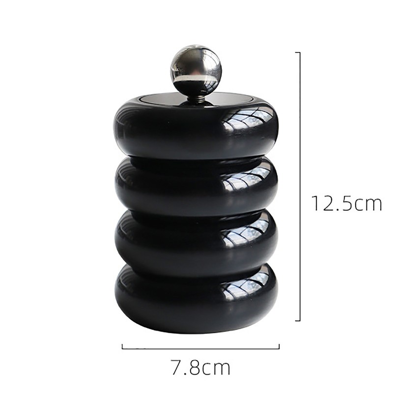 Nordic Style Qtip Holder Dispenser Desktop Dustproof Cotton Swab Storage