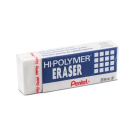 Pentel Lot/4 Large Block Eraser Hi-Polymer White Clean School Office Draft