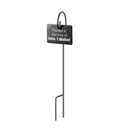 Durable and Weather-resistant Memorial Tree Plaque With Stake, Grave Marker, Tree sign, Garden marker, Plant Marker