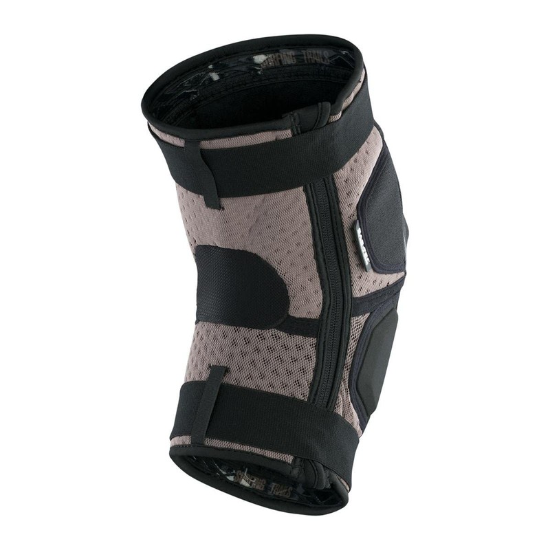 Ion K-Pact Zip Bicycle Knee Pads Black/Gloomy Sand 2024: Size: