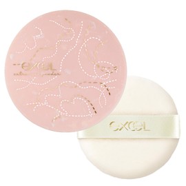 Excel '24 02 Extra Rich Powder (Peach Glow) 7 Colors Pearl in Shiny Skin Face Powder Elastic Net