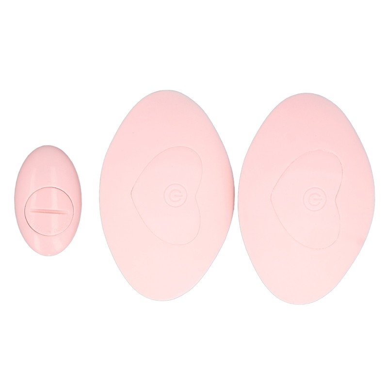 2pcs Wireless Lactation Massager 10 Vibration Levels Rechargeable Portable Remote