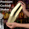 Stainless Steel Cocktail Shaker 2 Piece 18oz Unweighted & 28oz