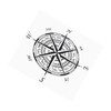 Car Compass Graphic Vinyl Sticker, Mountain Compass Sticker, Compass Sticker,