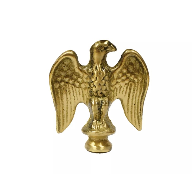 Lite Accents Lamp Finial-Solid Cast BRASS EAGLE, Highly Detailed W/Dual