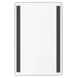 StoreSMART® - Clear Plastic 6" x 9" Pockets - 2 Magnetic Strips on Back (Along Long Sides) - 10-Pack - Open Short Side - PE109M-10