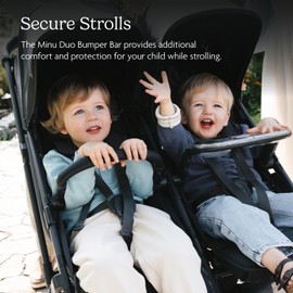 UPPAbaby Bumper Bar for Minu Duo Stroller - Quick Attachment - Folds with Stroller - Black