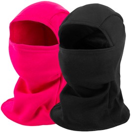 Balaclava Ski Mask for Adult, Full Face Mask Winter Fleece Thermal Cold Weather Outdoors Cover for Men Women 2 Packs