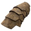 HiiFeuer Medieval Faux Leather 4-Layer Armbraces Armor, Medieval Mercenary Warmers,