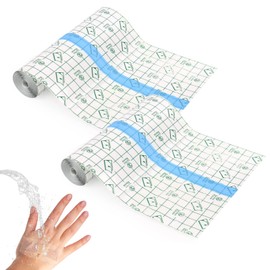 Tattoo Plaster, 15 cm x 4 m Tattoo Film, Tattoo Aftercare, Second Skin Tattoo, Tattoo Film Healing, Waterproof PU Tattoo Film Tape, for Sports, Showers (Pack of 2, 15 cm x 2 m)