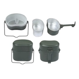 Military Mess Tin, Portable Mess Kit Plate Set Aluminium Alloy Military Lunch Box for Outdoor Camping Hiking Picnic BBQ Beach Camping Cookware Mess Kit Camp Pot Army Mess Kit Camping Pots Pans Set