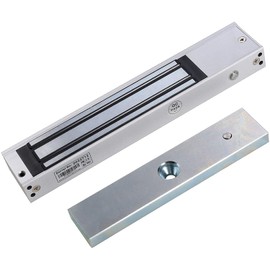 UHPPOTE 600Lb Holding Force Electric Magnetic Lock Including ZL Mount Bracket for Inswinging Door