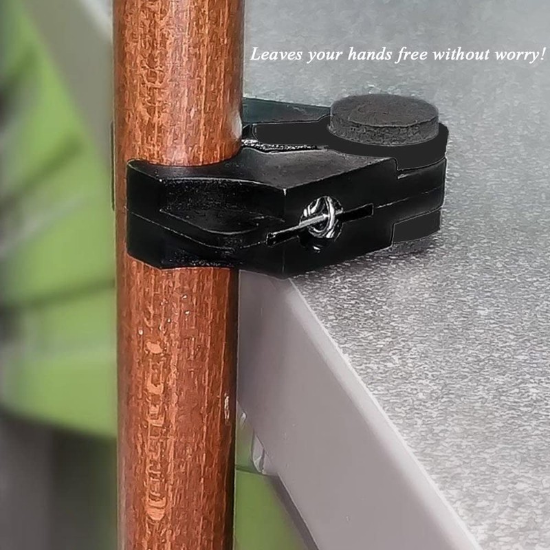 BAOZENP Walking Cane Holder Clip - Crutches Stick Bracket Attach