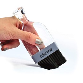 Colortrak Ambassador Collection Handheld Color Brush, Ergonomically Designed, Compact, Travel-Size Brush for Precision Application, Interchangeable Heads, 1 Ultra-Soft Feather Plus 1 Firm Bristle