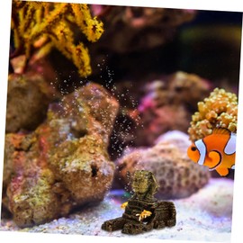 VICASKY 1Pc Aquarium Decoration Figurine Egyptian Statue for Fish Tank Landscape Durable Aquarium Decor for Micro Landscapes Indoor Decorations