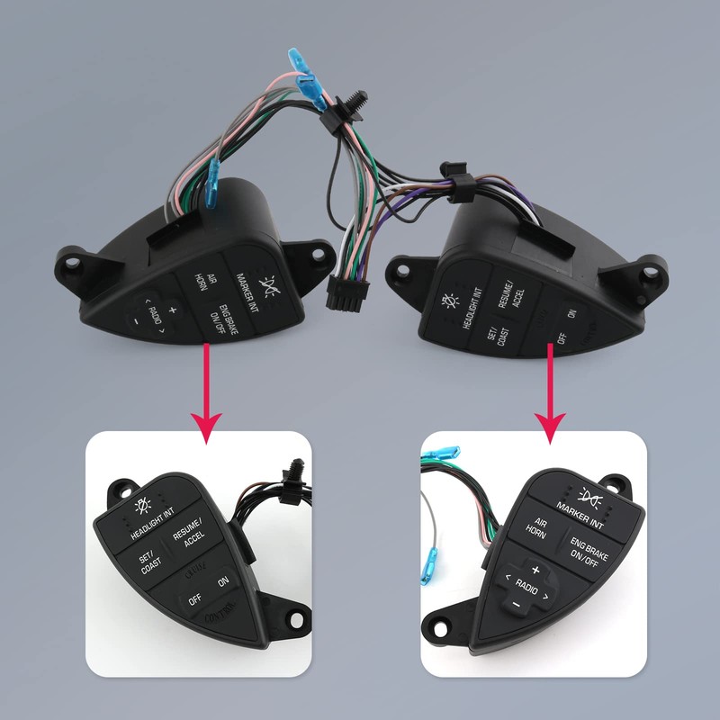 DICMIC Steering Wheel Cruise Control Switch Compatible with 2007-2016 International