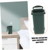 OSALADI 2pcs Mini Desktop Wastebasket Stylish Office Trash Can with