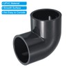 PATIKIL UPVC Pipe Fitting Elbow 50mm Socket, 90 Degree Adapter