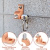 Landhoow 10 Pack Lay in Connector Pool Bonding Lug Copper