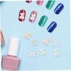 Healeved Flower Nail Art Decor Cute Bear Accents Small Accessories