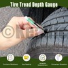 Keadic 40 pieces tyre depth measuring tool contains dual head