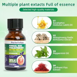 Multi-Purpose Nail Repair, Nail Solution with Tea Tree Oil for Discolored and Damaged Nails,Plant Drops for Nails Care,Discolored and Damaged Nails1