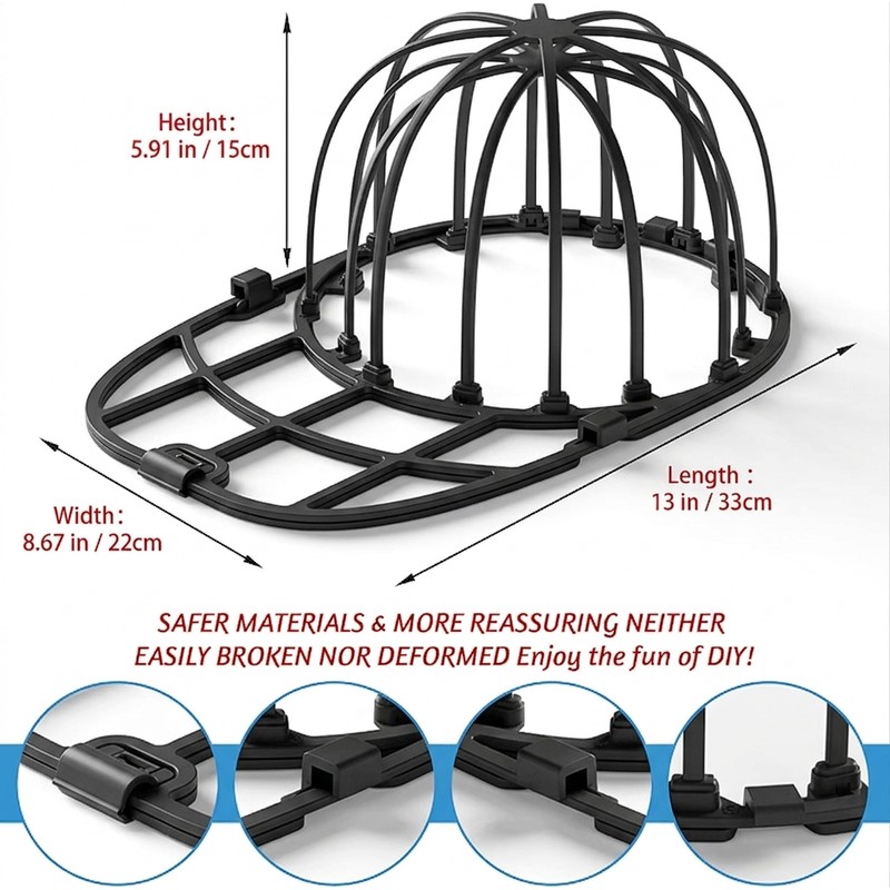 Hat Washer Protection Frame for Laundry – Sturdy Anti-Deformation Design
