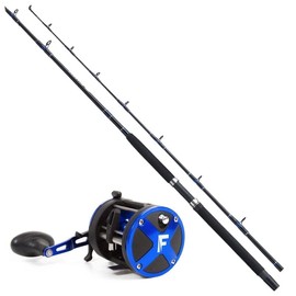 FLADEN Charter Boat 195 cm + Vantage Sea 30 Combo Multi Reel and Boat Rod