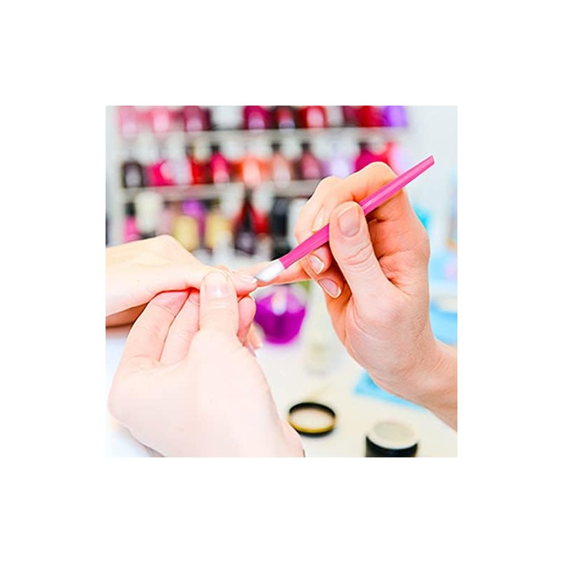 Soft 'N Style Professional Plastic Cuticle Pusher (5 pink purple)