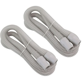 Roscoe Medical Universal CPAP Hose, 6 Feet(2 Pack), Easyflex Lightweight - Flexible CPAP Tubing, Gray, Includes 2 CPAP Hoses, Fits Most CPAP, APAP, BiPAP Brands