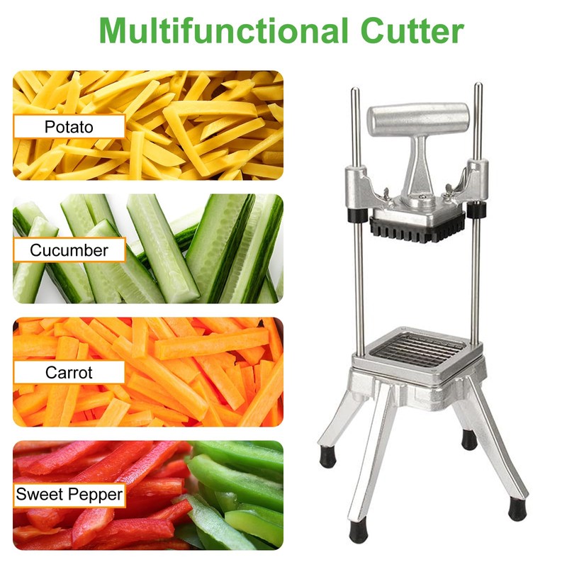 POWLAB Commercial Chopper Vegetable Cutter Fruit Dicer Heavy Duty Stainless